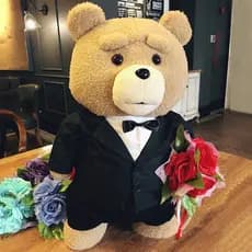 10 Estilos Urso Teddy Ted 2 Brinquedos De Pelúcia In Avental Animais Macias 45cm Um Presente De Aniversário Para Bom Amigo