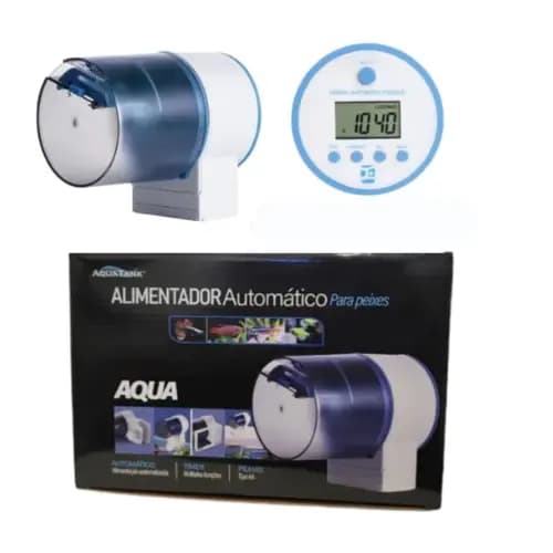 Alimentador automático para peixes de aquário AQUA 1 AQUA 2 a pilha