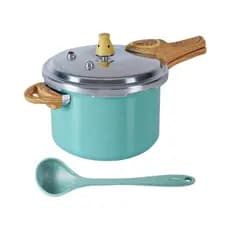 Panela de Pressão 4,2L Antiaderente Ceramic Life Pressure – Fundo Indução Verde