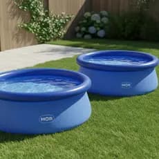 Kit 2 Piscina Redonda Inflável Mor Splash 1000 Litros Azul