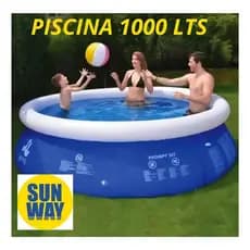 Piscina Inflável 1000L Redonda Azul Sun Way 1,68m x 51cm