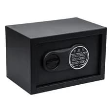 Cofre Eletrônico Aço Painel Digital Preto 8,5L Office Line Ordene