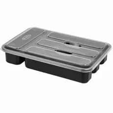 Porta Talher Gaveta Paris Com Tampa Nitron Organizador de Talheres para Cozinha com Divisórias