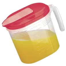 Jarra Flip Top 1,4 Litros com Tampa Porta Suco Água Geladeira Resistente Nitron
