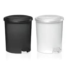 Lixeira com Pedal 7 Litros para Banheiro Cozinha Escritório Compacta Resistente Nitron