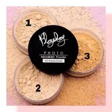 Pó Translúcido Fino Solto Facial Microfinish Powder Finalizador Maquiagem PlayBoy Prova Dágua