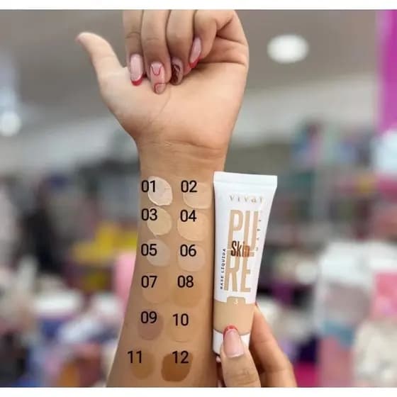Base Líquida Matte Pure Skin Vivai
