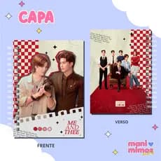 Caderno ou Diário BL Me and Thee | PondPhuwin | Caderno A5, Universitário ou Diário para anotar BL