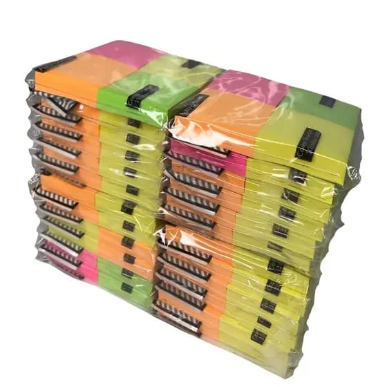 Kit Bloco De Notas Autoadesivo Stickynote 4 Cores 9600 Folhas Venda e Uso Pessoal