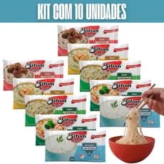 Kit 10 Lámen Bifum Macarrão de Arroz Fit Sem Glúten Zero Gordura Leve 67g