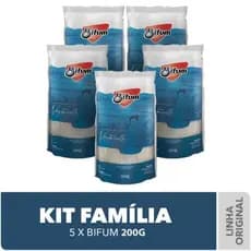 Kit 5 Pacotes de 200g de Macarrão de Arroz Bifum Sem Glúten p/ Celíacos Baixa Caloria p/ Dieta Fit