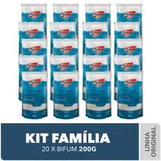 Kit de 20 Pacotes de 200g de Macarrão de Arroz Bifum Fitness Sem Glúten Atacado Revenda Mercado