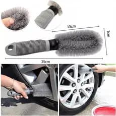 Escova de Limpeza de Rodas de Carro Profissional Limpeza de Pneus Cuidado Automático de Detalhamento