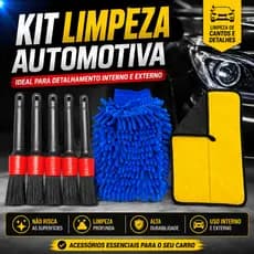Kit Limpeza Automotiva Detalhamento Veicular Completo