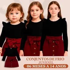 6 meses ao 14 anos Moda Feminina Infantil Inverno Infanto Juvenil Conjuntos de Frio para bebê Menina