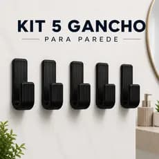 Kit 5 Gancho de Toalha Porta Toalha De Rosto Adesivo Suporte para Toalhas de Banheiro e Pano Cozinha