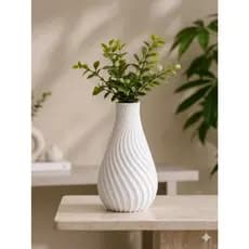 Vaso Decorativo Espiral Jarro para Sala de Estar, Cozinha e Escritório - Moderno / Luxo / Elegante