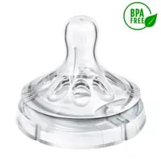 Bico Mamadeira Pétala Silicone Compatível Avent – Furo Único ou Furo X