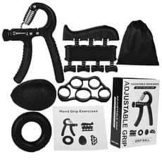 Kit 5 Pçs Hand Grip Aperto Dedos Mãos Punho Fisioterapia fitness