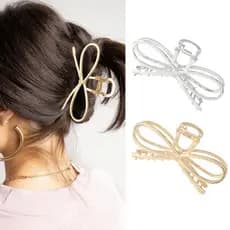 Prendedor De Cabelo Metal Presilha Piranha 11cm fashion