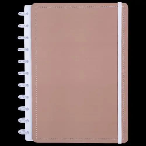 Caderno Grande Capa Dura Disco Reposicionavel Organizador Anotacoes Estudo