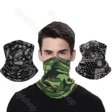 Máscara De Secagem Rápida/Bandana UV Antipoeira/Lenço Facial Para Andar De Motocicleta/Bicicleta/Pesca