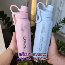 Garrafa Térmica tinta que não descasca com nome 800ml 750ml 973ML Bear Thermal original