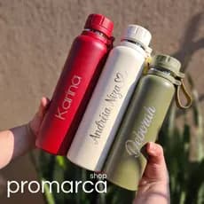 Garrafa Térmica Tática Nomad Bear Thermal 1L 1000ml personalizada com nome pintura não descasca