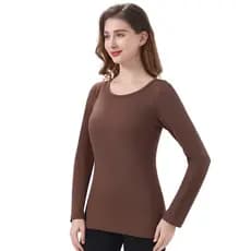 Blusa Termica feminina Segunda Pele Térmica Manga Longa com Proteção tamanho único listrada lmny03