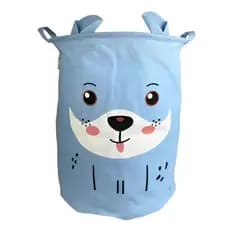Cesto Organizador Roupas Brinquedos Infantil Bebê Tecido Dobrável 40cm