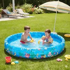 Piscina Infantil 253L Redonda Inflável Água e Bolinhas