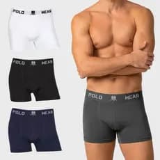 Kit Cuecas Boxer Masculino Microfibra Polo Wear com Conforto e Estilo Várias Cores Original