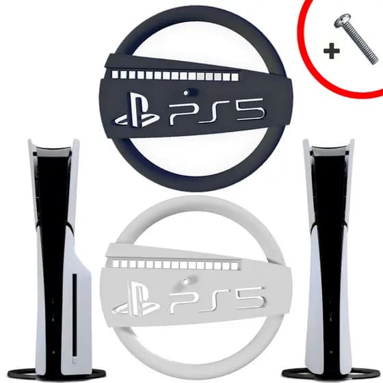 Base Vertical Para Playstation 5 Slim + Parafuso - Vertical Stand PS5