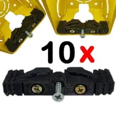 Kit 10 Reparo de Aba De Caixinha 4x2 Caixa de Tomadas