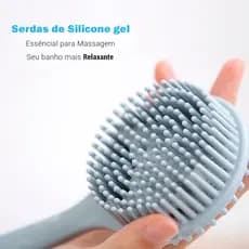 Escova para Banho e Massagem Relaxante Cor Rose