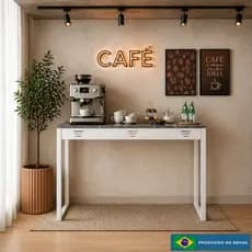 Aparador Cozinha Buffet Mesa Sala De Jantar Cantinho Do Café Pérola