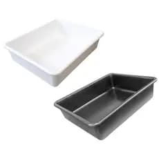 Bandeja Plastica Organizadora Manicure Pedicure Estética Jardim Casa Plastico Resistente - MBM Decor