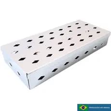 Estojo Inox Perfurado p/ Esterilização Em Autoclave 18x8x3cm Odontécnica - MBM Decor