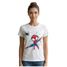 Camiseta Feminina T-shirt Homem-Aranha
