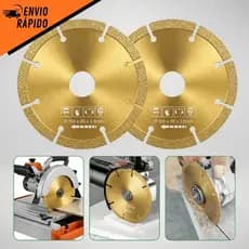 Disco de Corte Diamantado Vidro 100mm Corta Tudo Lâminas De Serra Piso Porcelana Cerâmico Mármore