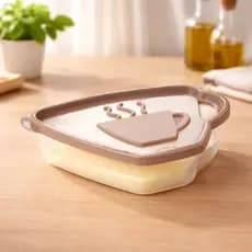 Porta Filtro P/ Café 850ml Plástico Organização Cozinha Bege Decoração Mesa Posta Cantinho Do Café Plasútil