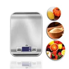 Balança Digital de Cozinha Inox alta precisão com Visor digital de ate 10Kg Entrega rápida