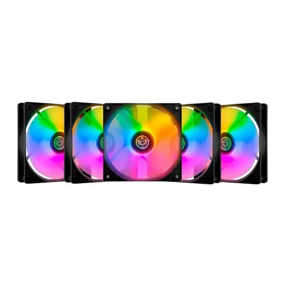 Kit 5 Ventoinhas TGT Striker, Rainbow, 5x120mm