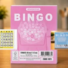 Cartela de Bingo Ótima qualidade 96 Folhas 4 opções de cores diversão garantida organizada.