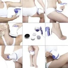 Massageador Orbital Corporal 360º Spin Tone + Creme 110v – Drenagem Linfática e Redutor de Medidas