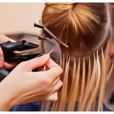 Pinça Mega Hair Profissional Bivolt  Aplicador de Queratina com Ponta Dupla e Aquecimento Rápido 25W