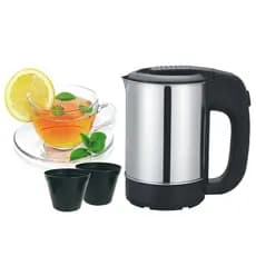 Chaleira Elétrica Automotiva 12V Inox 500ml – Portátil p/ Viagem, Carro e Caminhão Vijodi