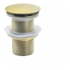 Válvula Click Ralo Inteligente Cuba Ouro Pia 1/4 E27 Dourado