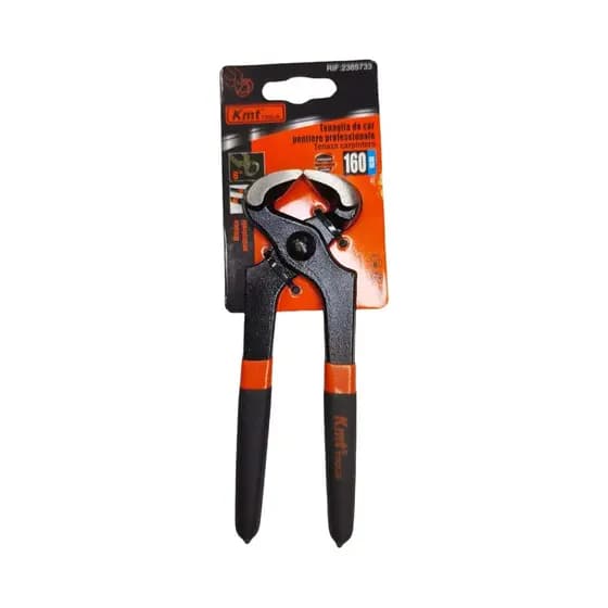 Alicate Torquês Profissional 6" 160mm KMT – Resistente p/ Pregar, Cortar Arames e Ferragens