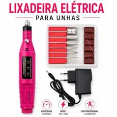 Motor Porquinho Bivolt Lixadeira Elétrica Profissional para Unhas Acrigel Gel UV